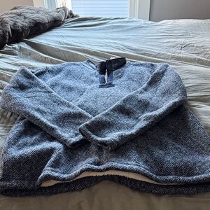 EUC Orvis Men's blue Zip-Up Sweater